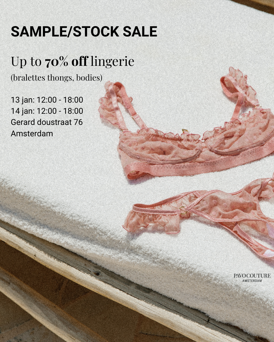 SAMPLE SALE!