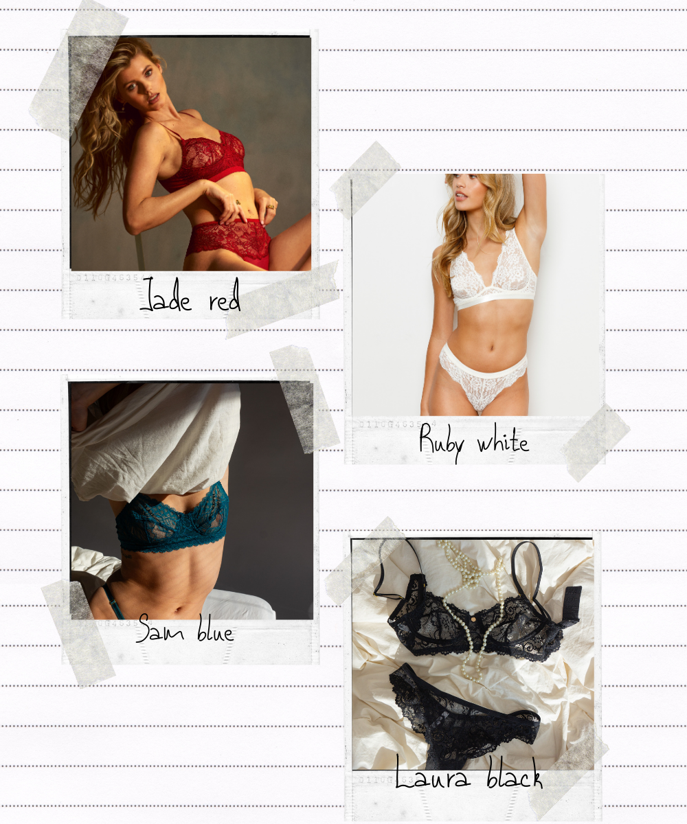 Bralette en string van Pavo Couture