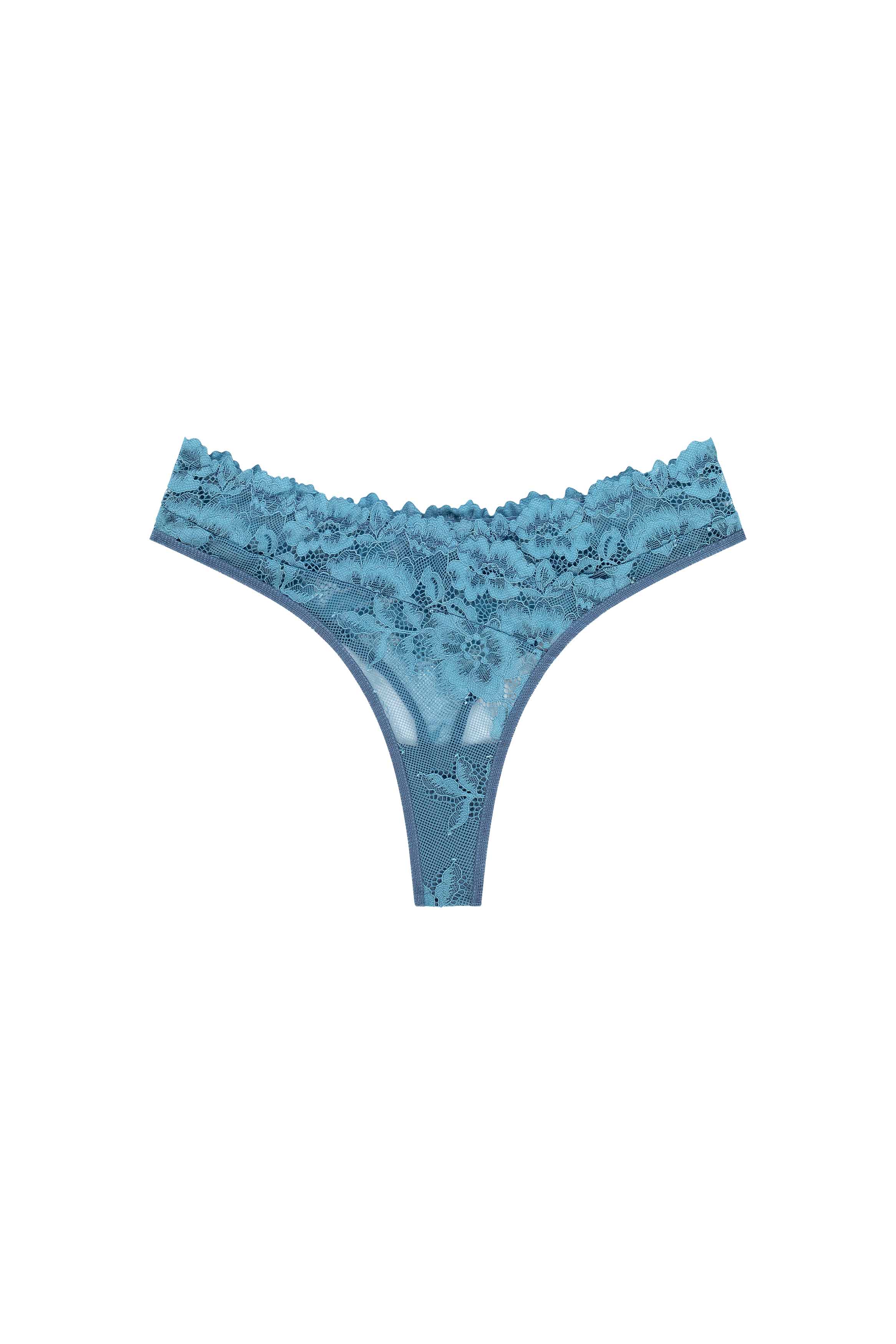 lichtblauw kant lingerie bottom