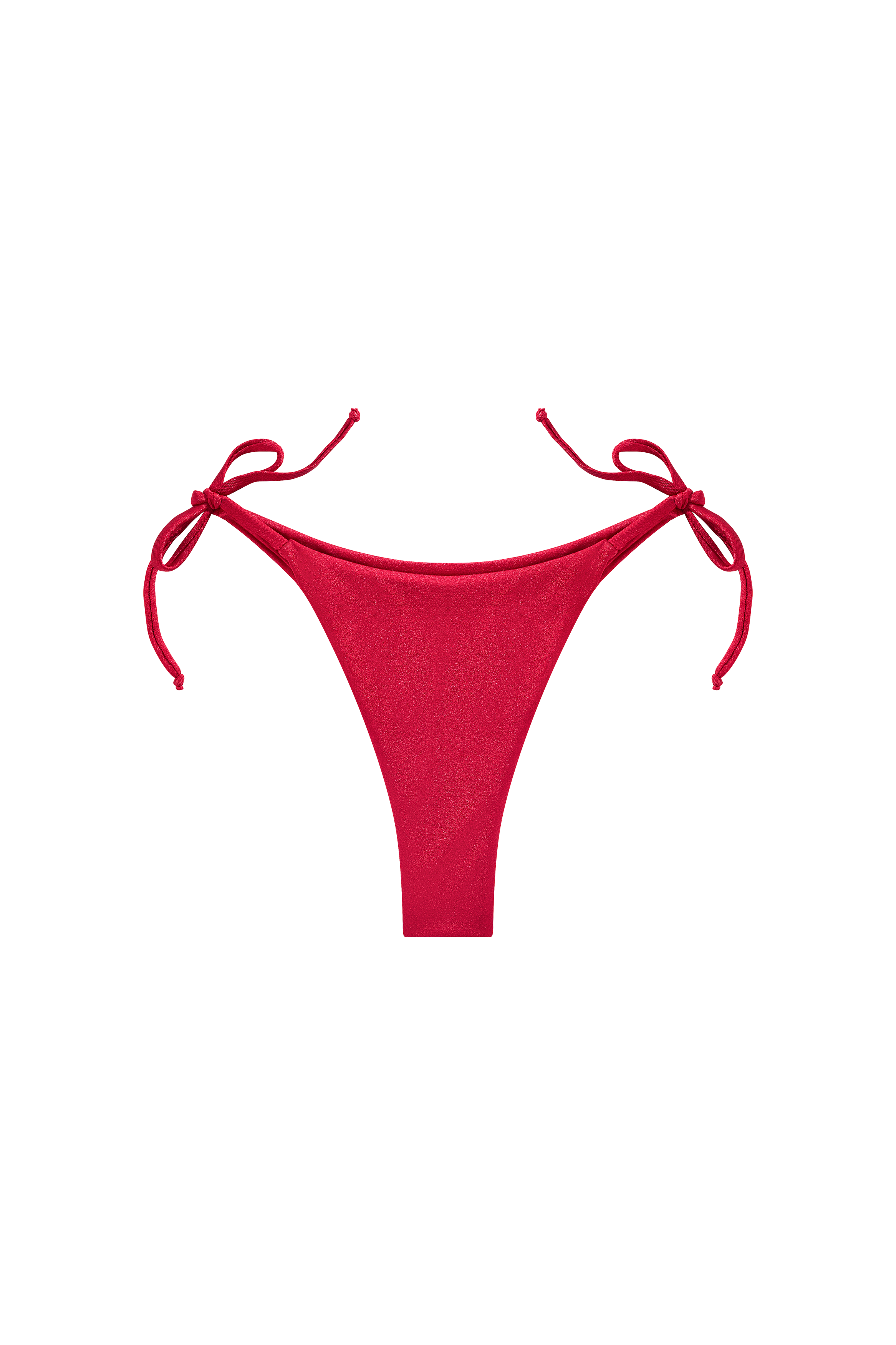 bikini rood broekje touwtjes