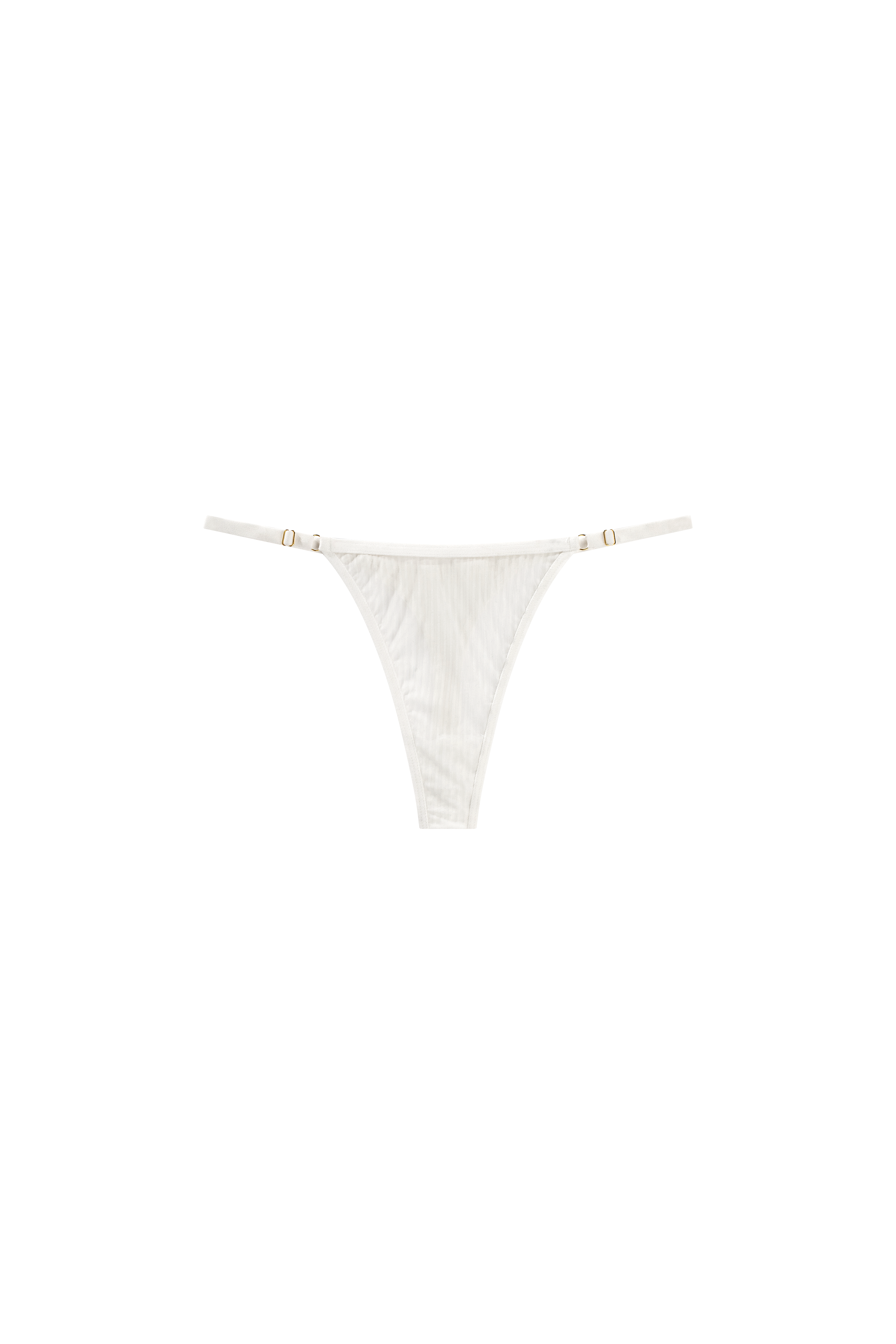 witte g-string verstelbaar aan beide kanten