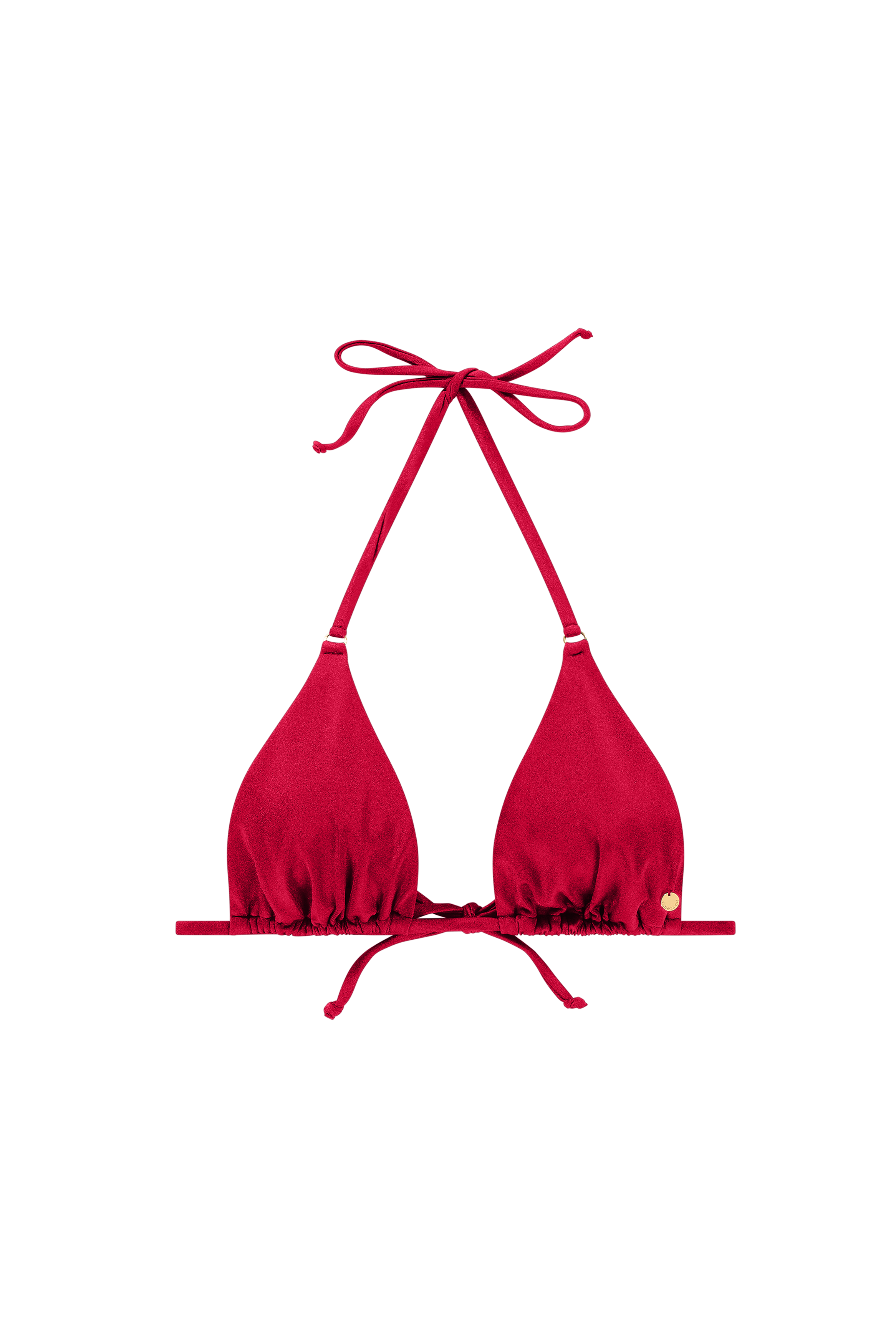 rood bikini top triangel verstelbaar