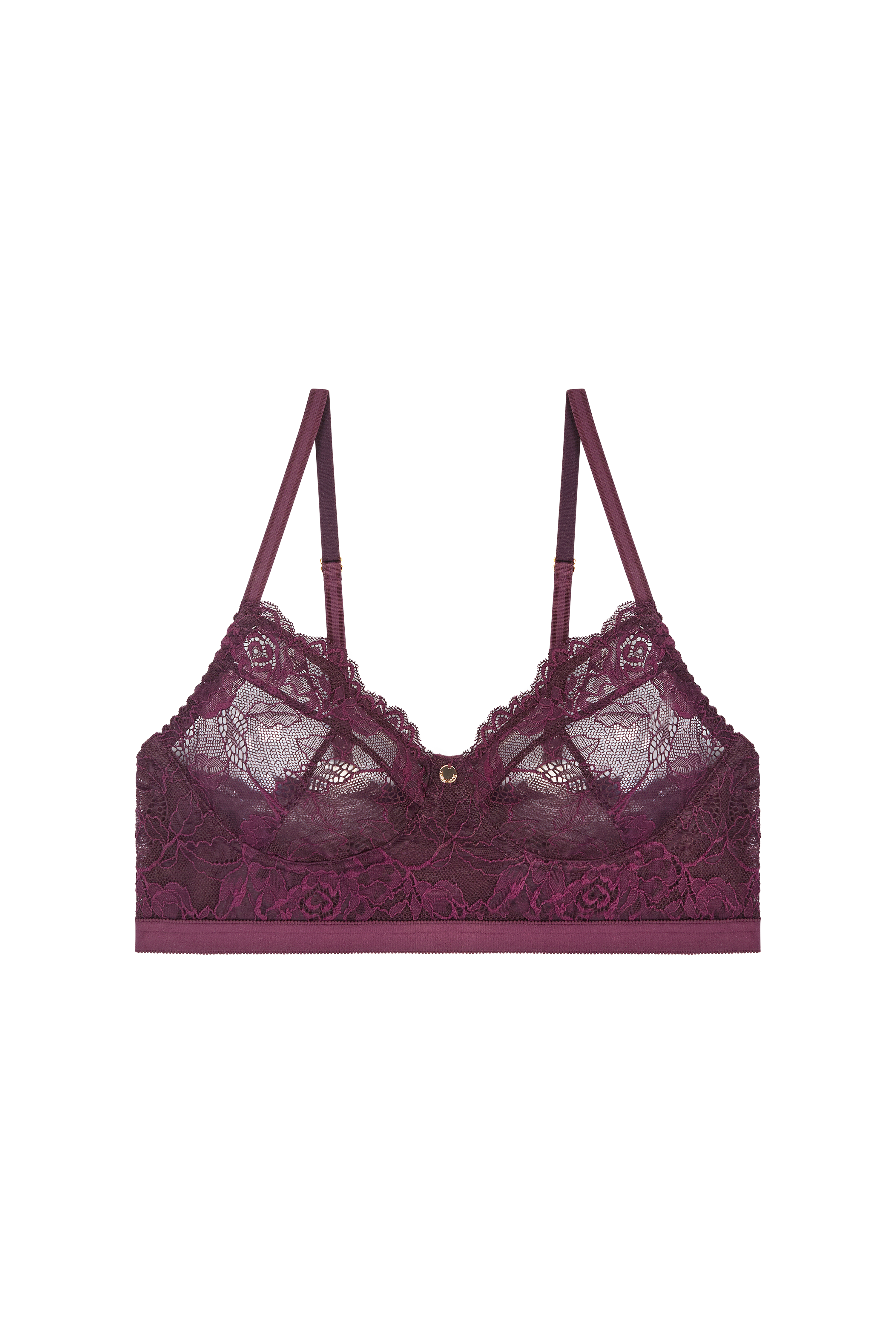 Mooie, duurzame bralette plum