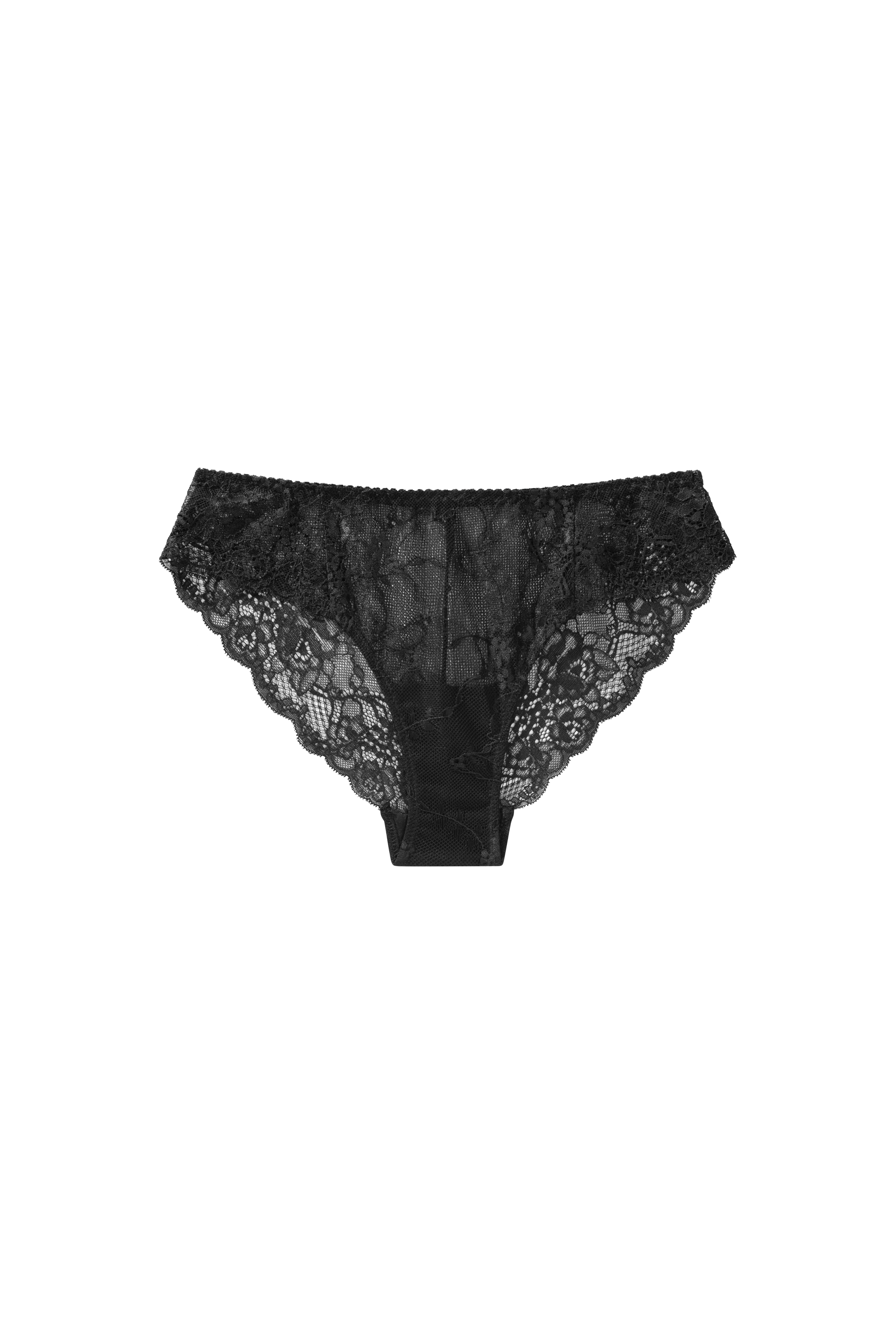 sexy zwarte kanten brief