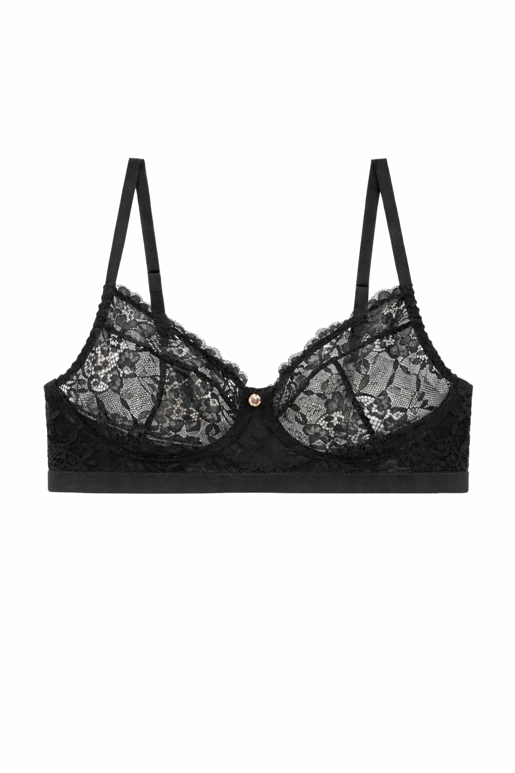 zwarte bh zonder beugel pavo