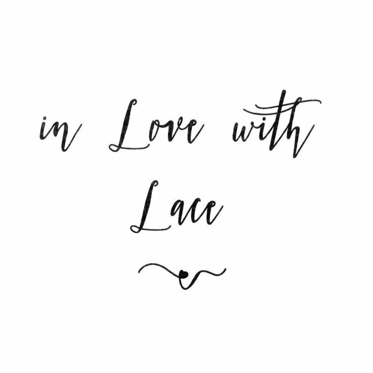 Quote about lace