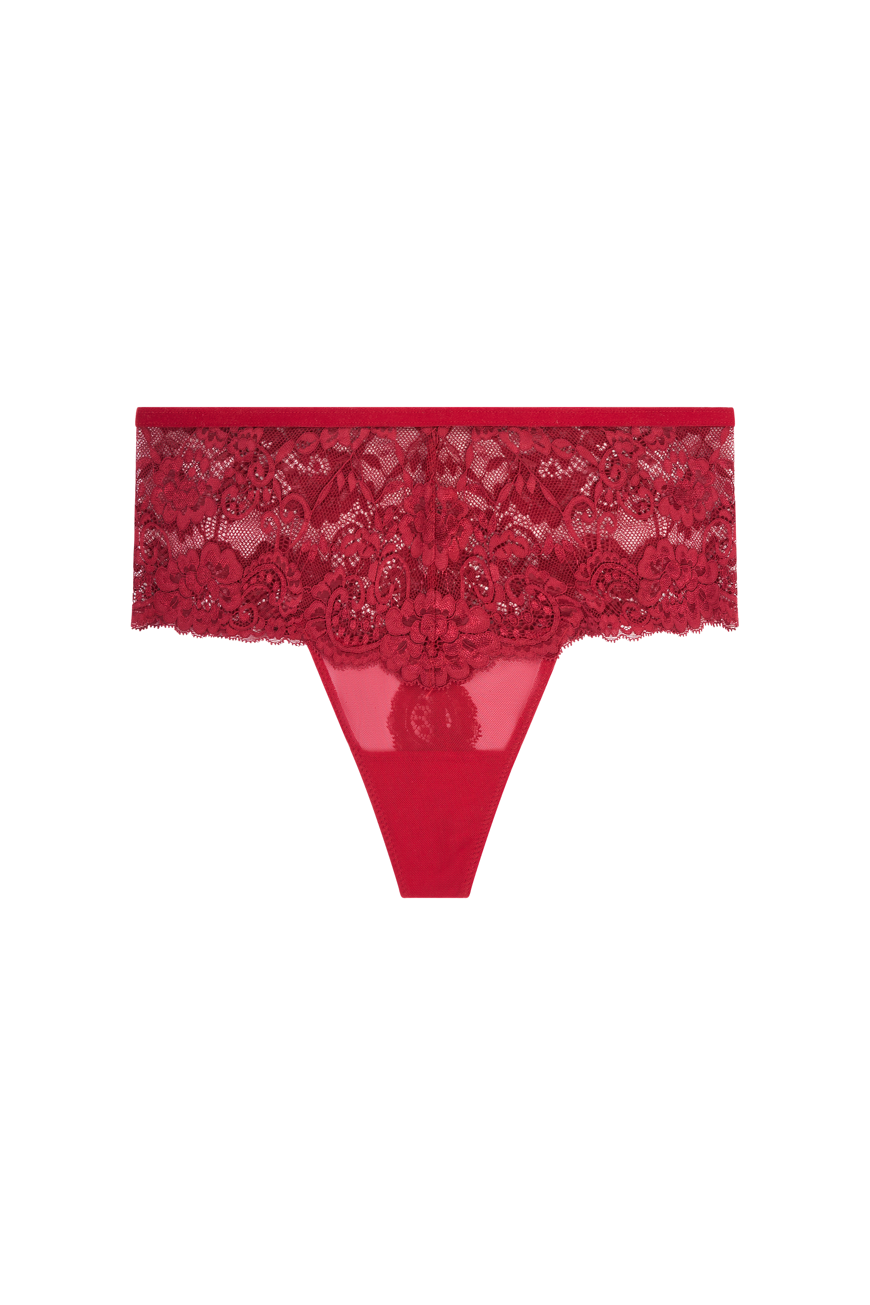 Brazilian Thong Jade Deep Red