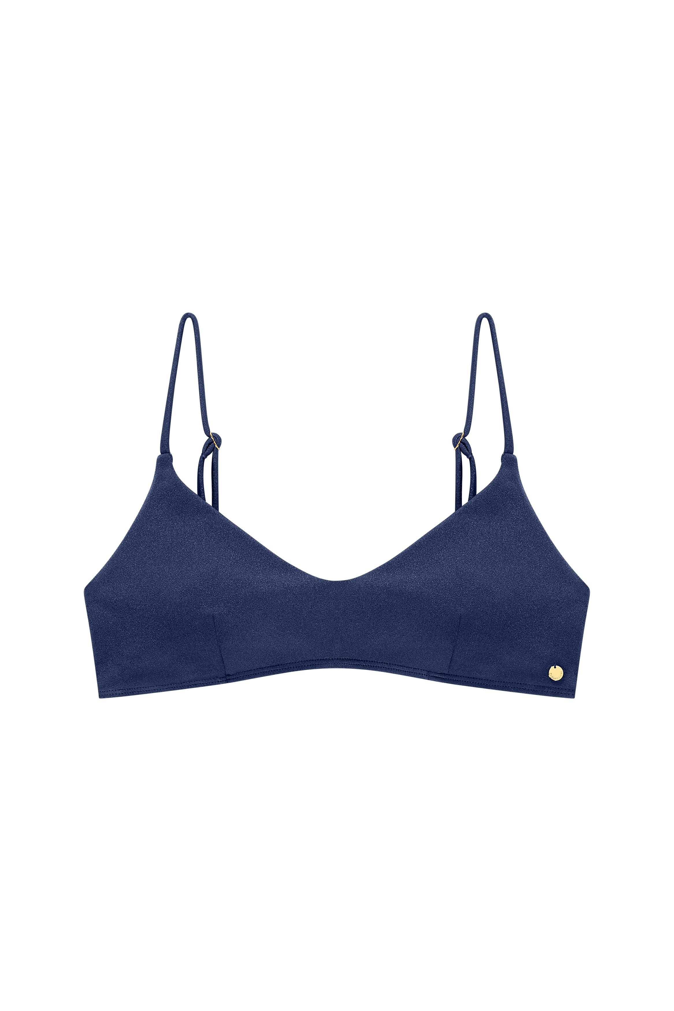 bralette zwemtop bikini donkerblauw