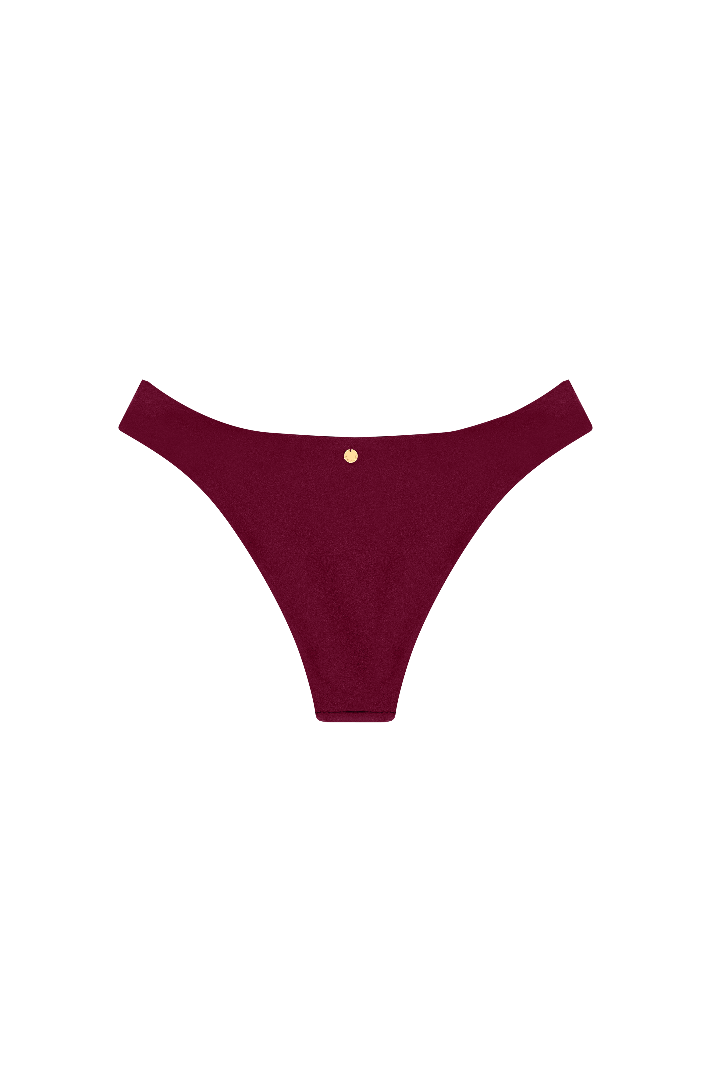 hoge taille bikini broekje bordeaux
