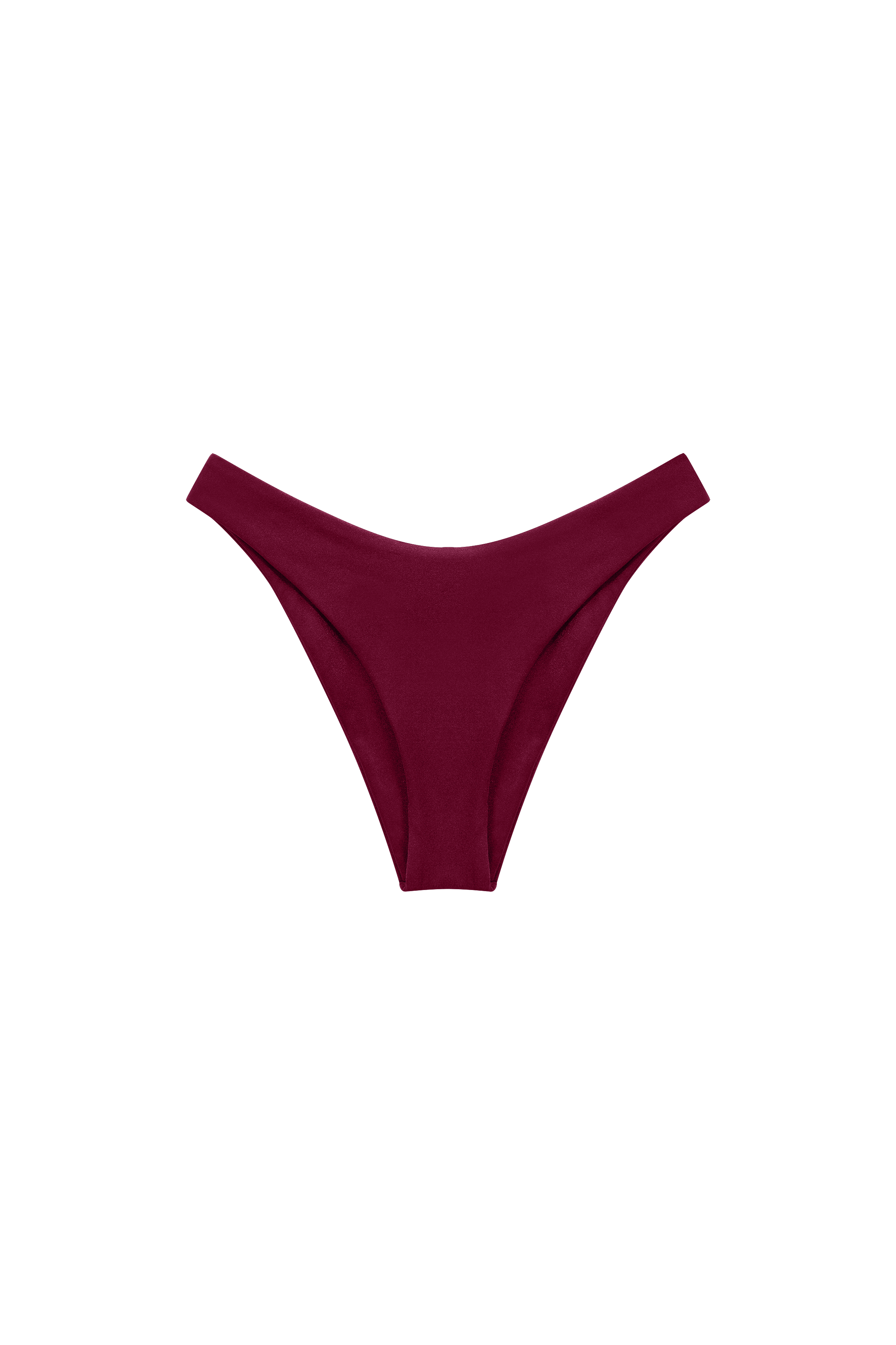 bordeaux broekje bikini hoge fit