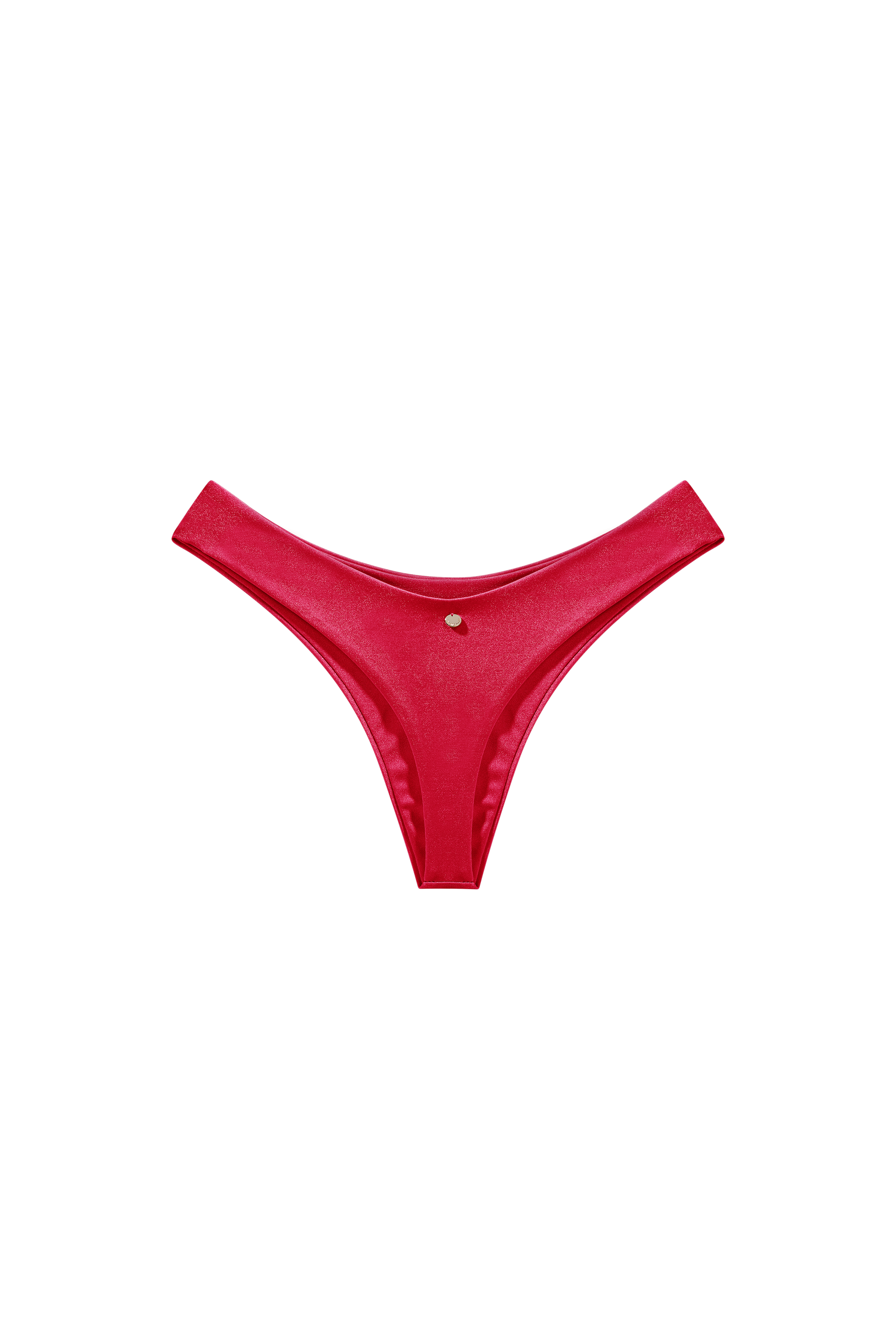 string bikini broekje rood duurzaam