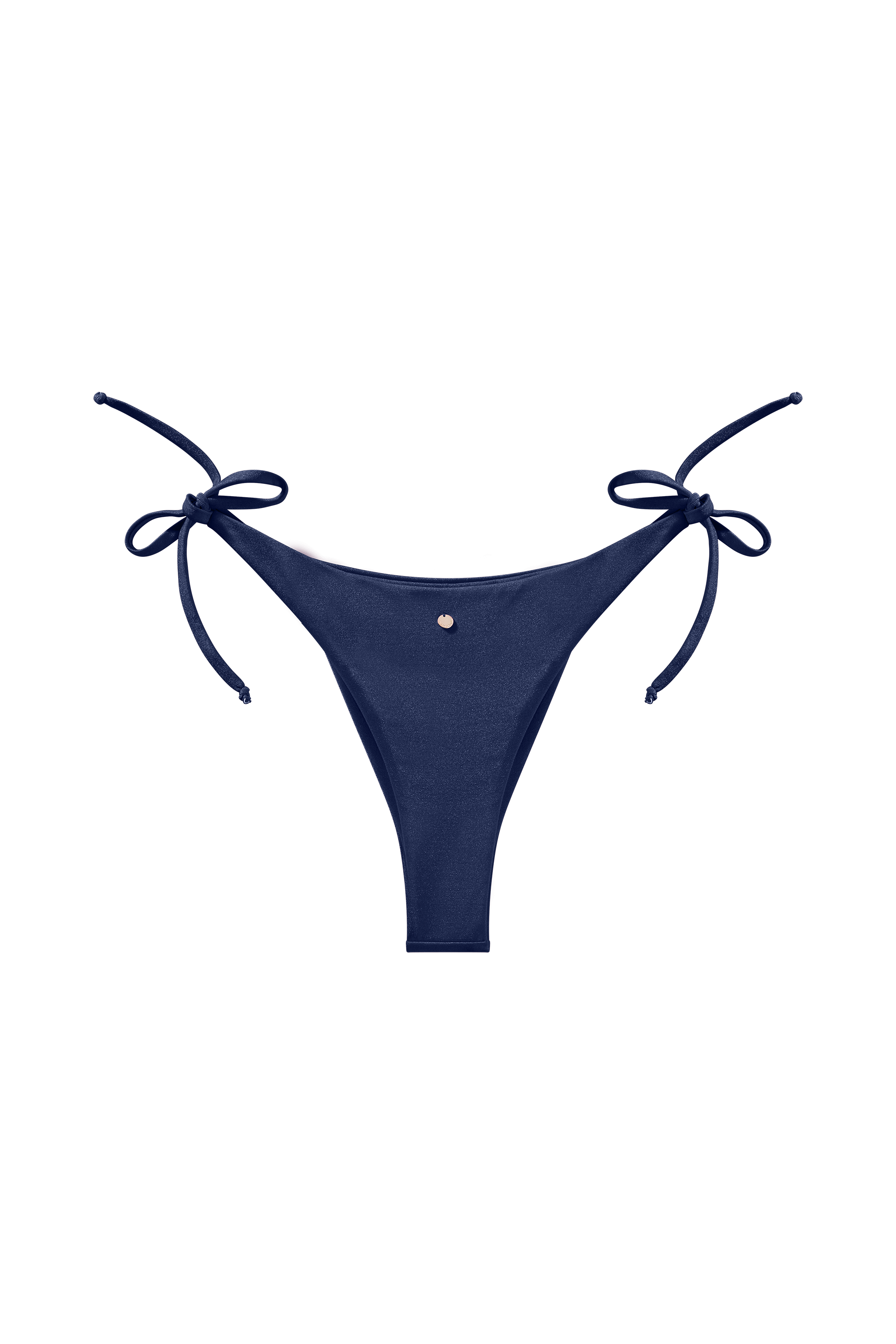 touwtjes bikini broekje donkerblauw