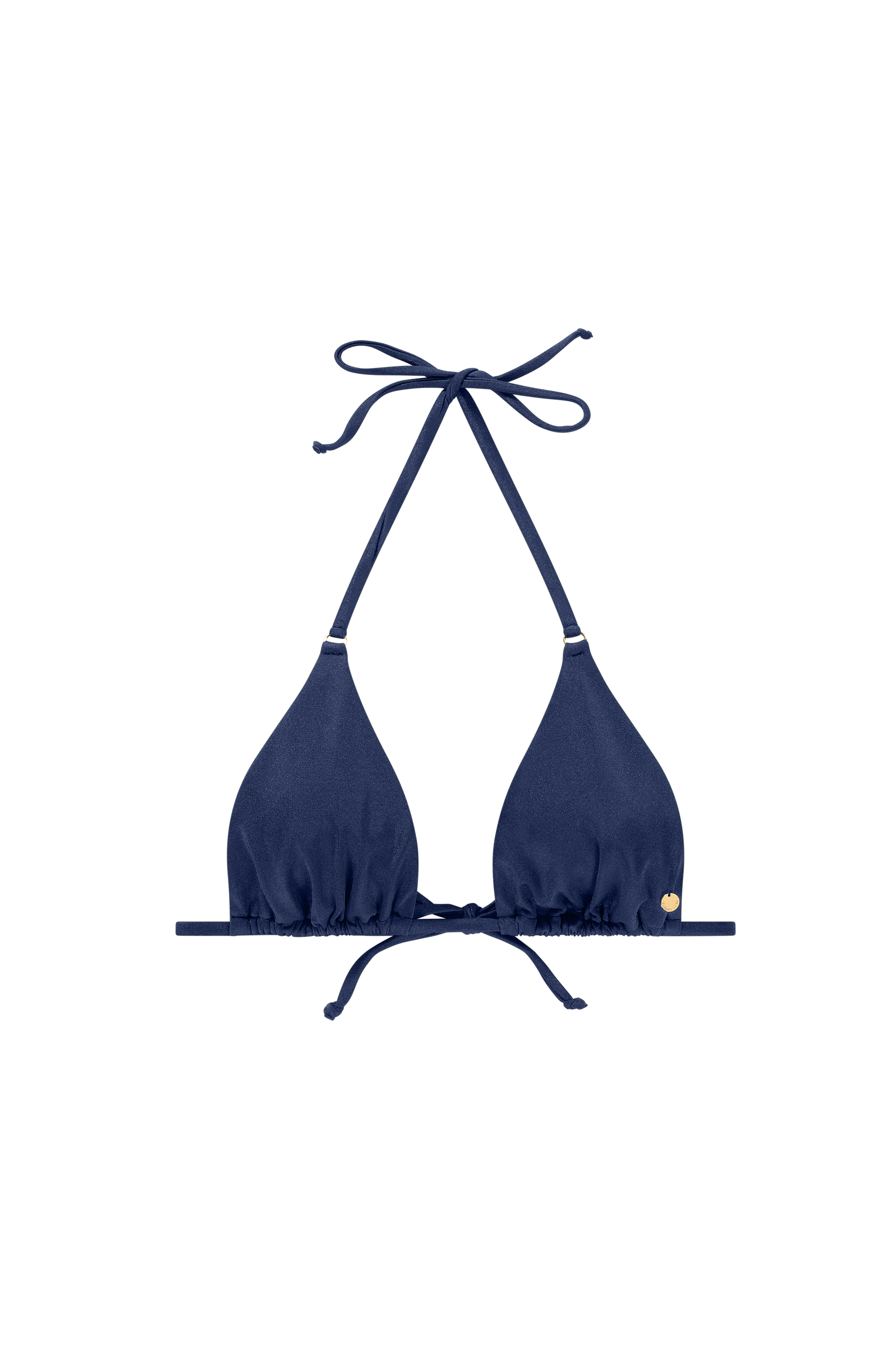 top triangel donkerblauw bikini 