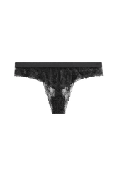 black sustainable thong