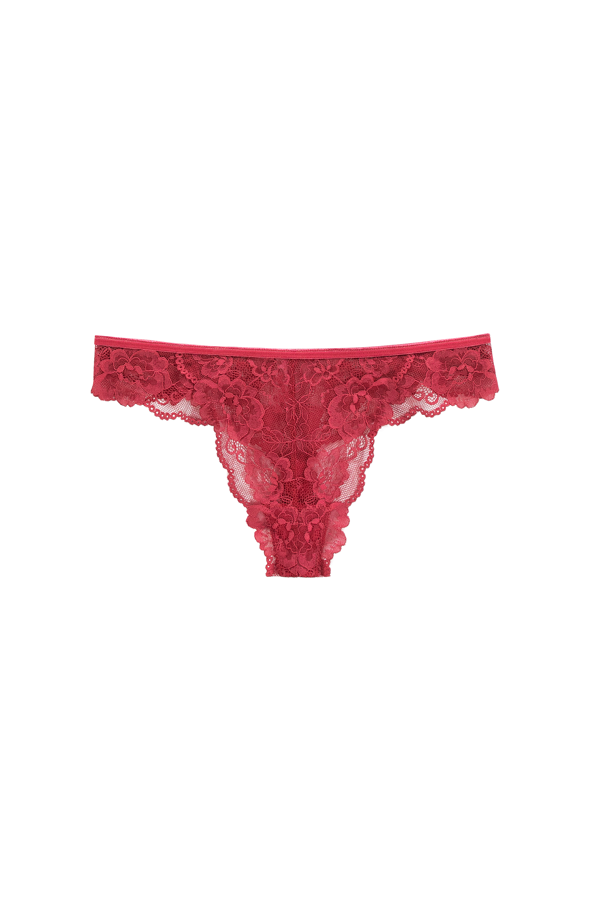 Rode string- Pavo Couture lingerie