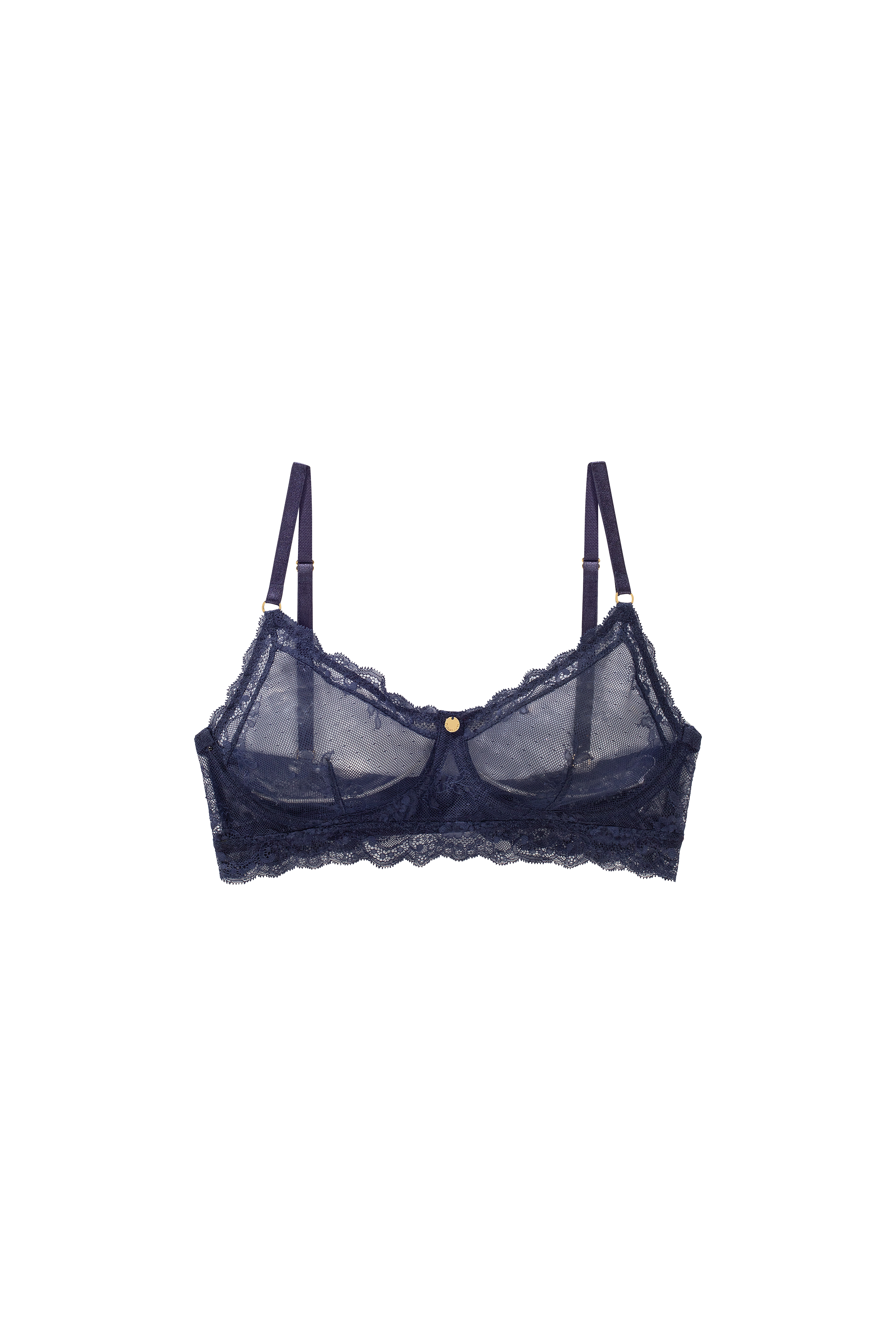 sexy donker blauwe bralette 