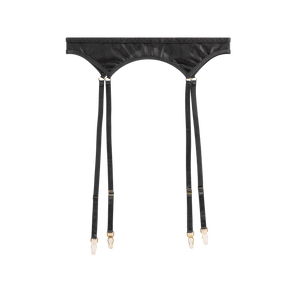 suspender belt black