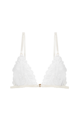 witte bralette met kant