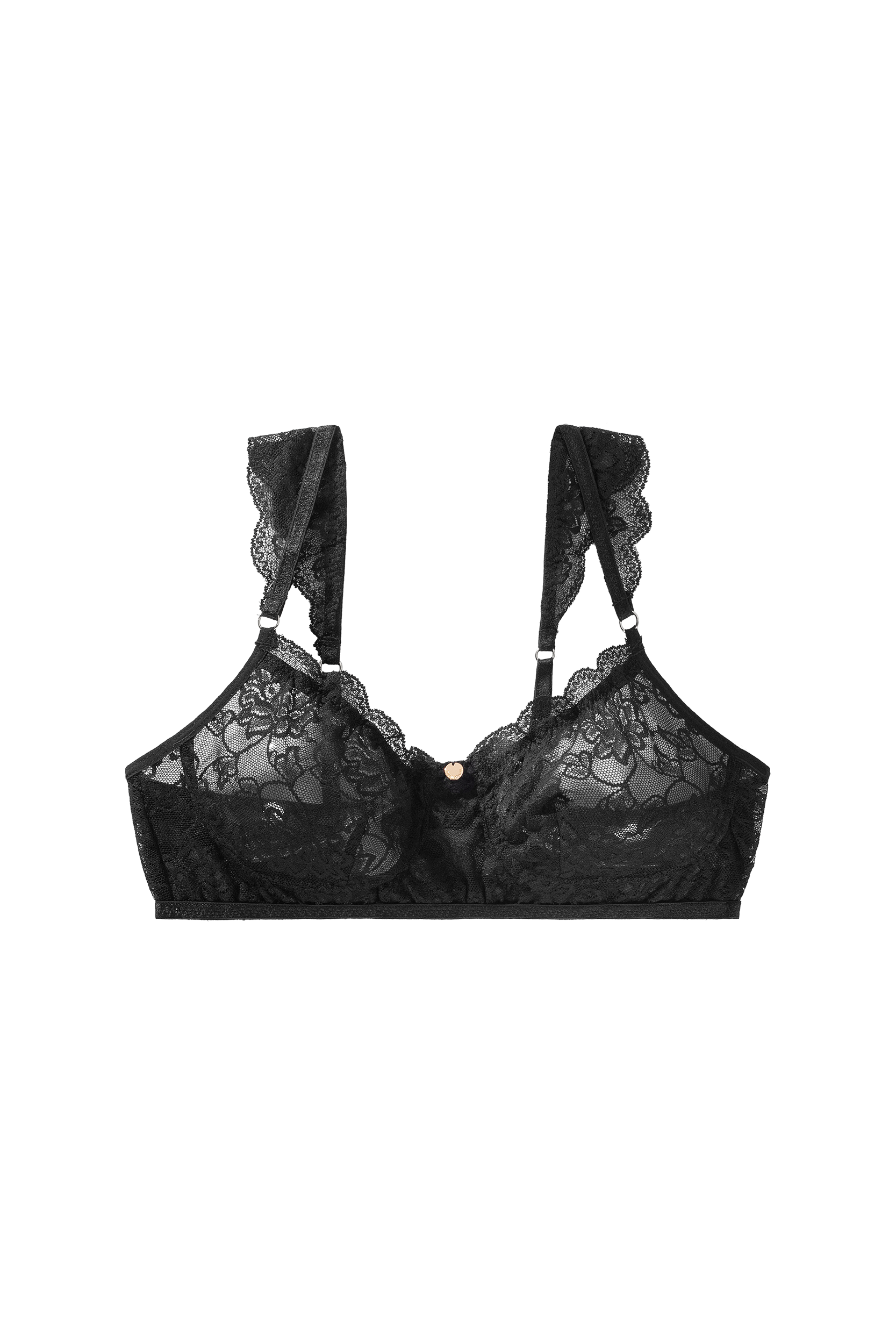 zwarte bralette 