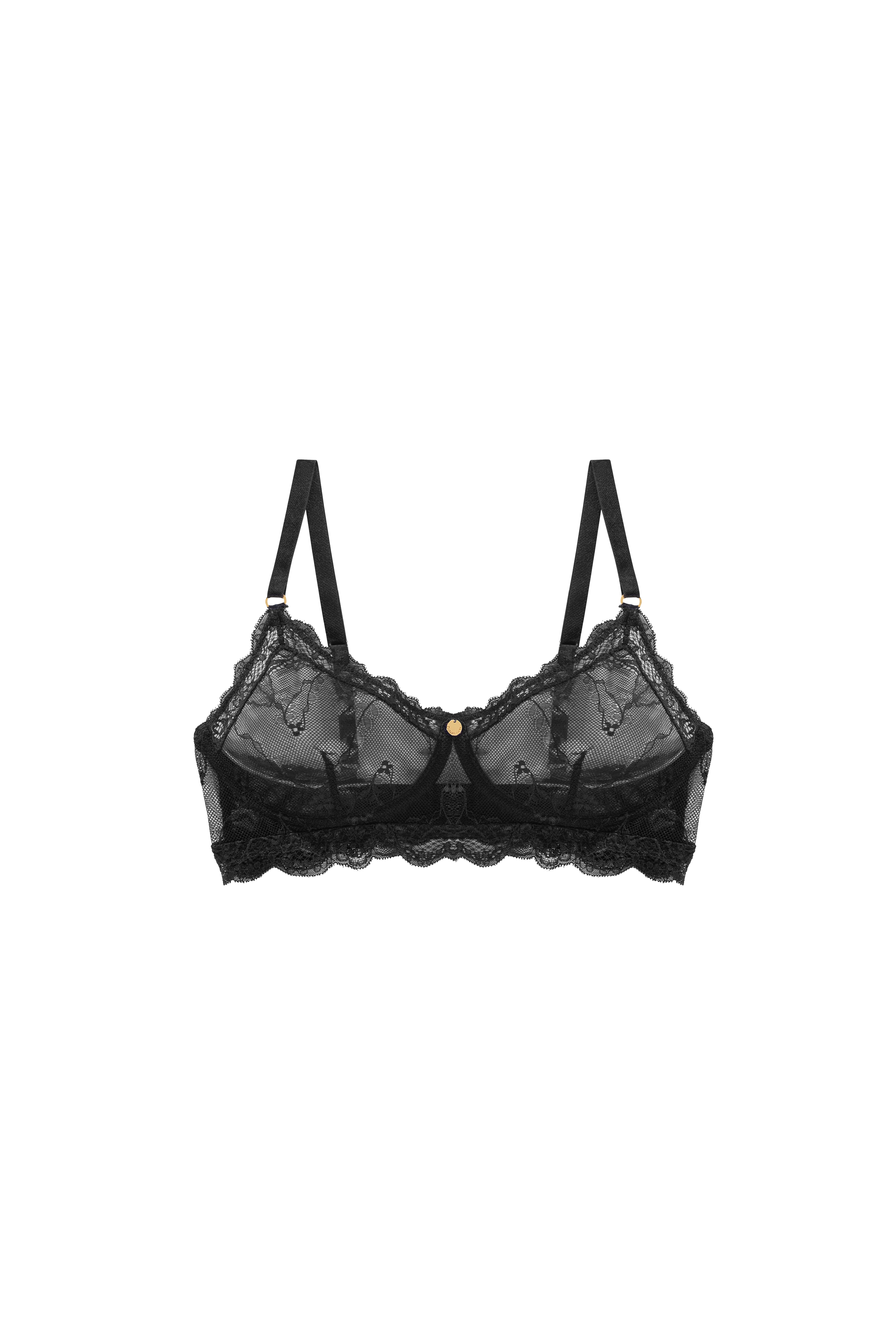 zwarte sexy kanten bralette 